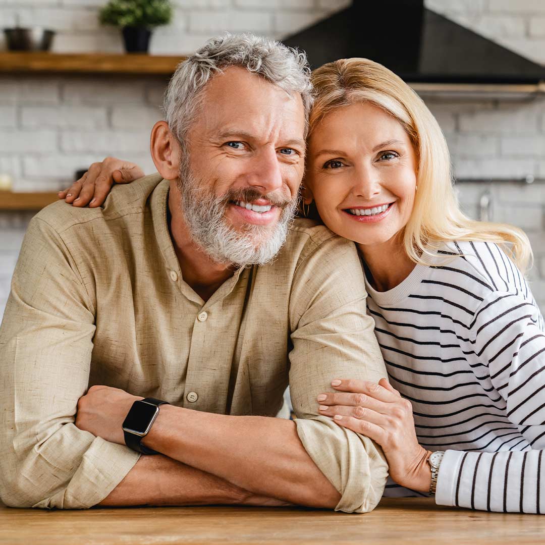 Couple in the kitchen